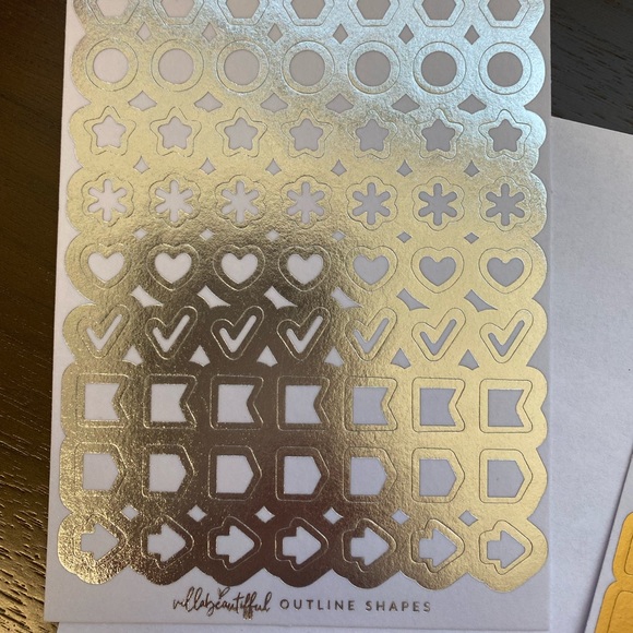 Villabeautifful Foiled Washi Stickers - Picture 3 of 7